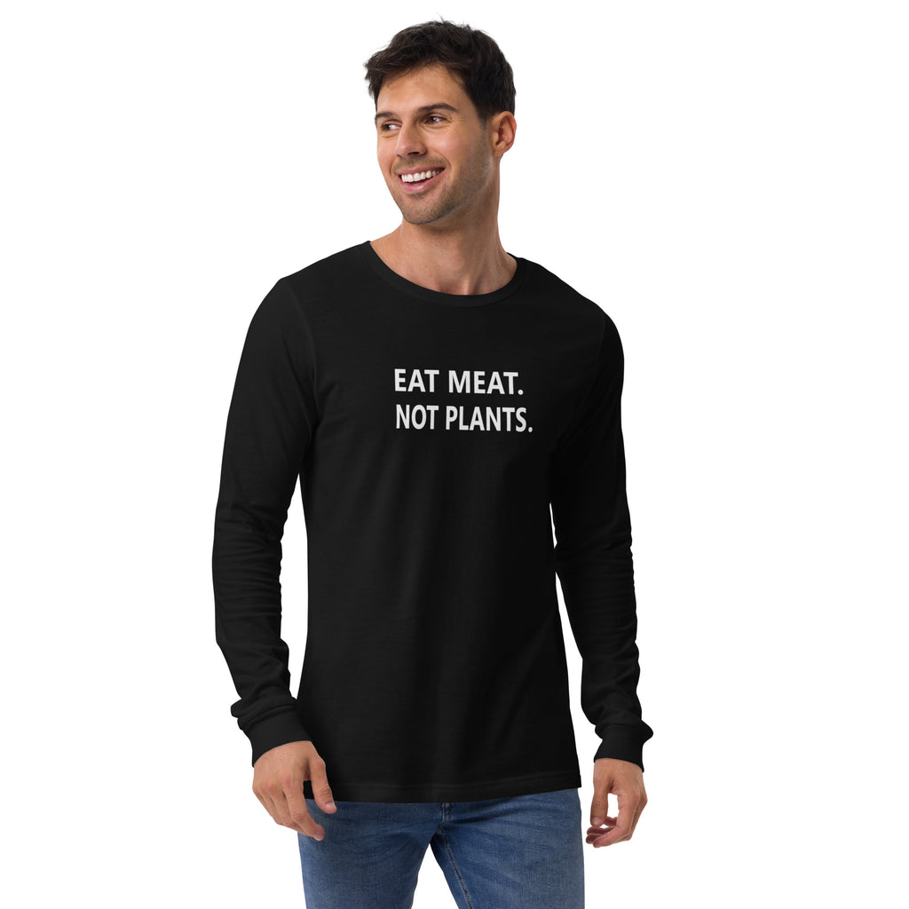 Unisex Long Sleeve Tee - white small font