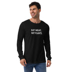 Unisex Long Sleeve Tee - white small font
