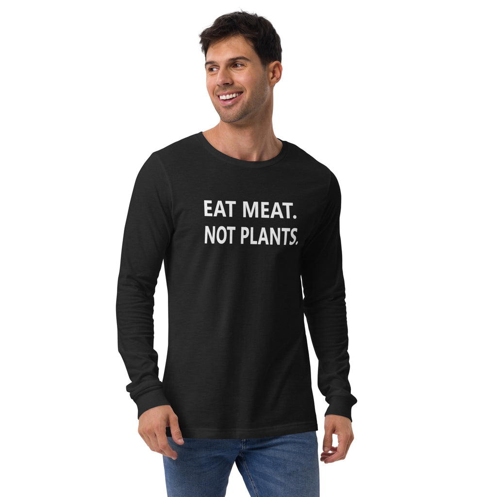 Unisex Long Sleeve Tee - white font