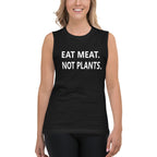 Unisex Muscle Shirt - white font