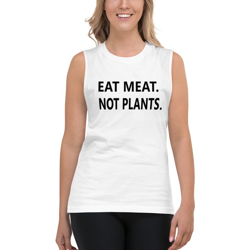 Unisex Muscle Shirt - black font