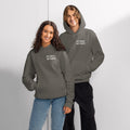 Oversized heavyweight hoodie - white small font