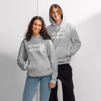 Oversized heavyweight hoodie - white font