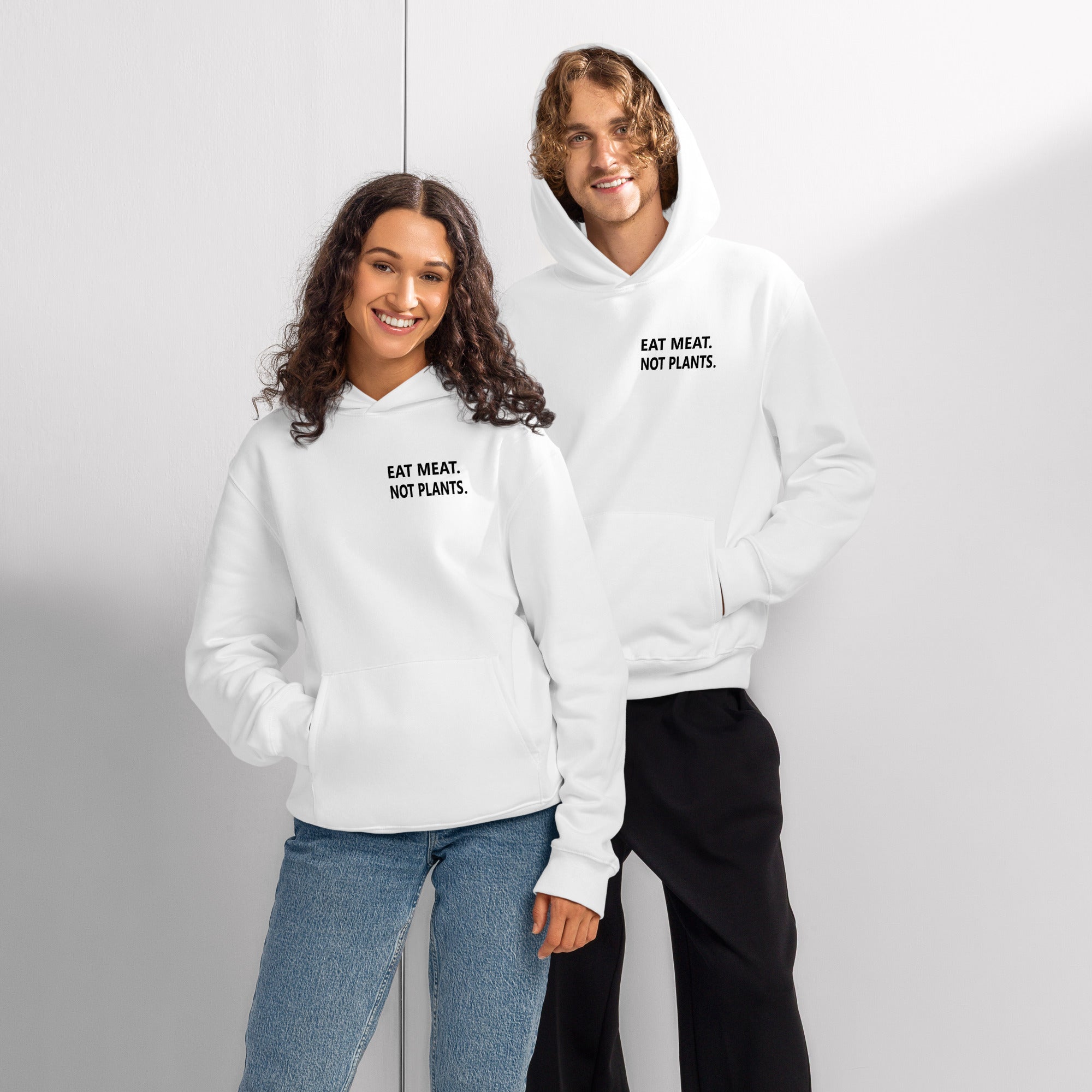 Oversized heavyweight hoodie - black small font