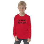 Youth long sleeve tee - black font