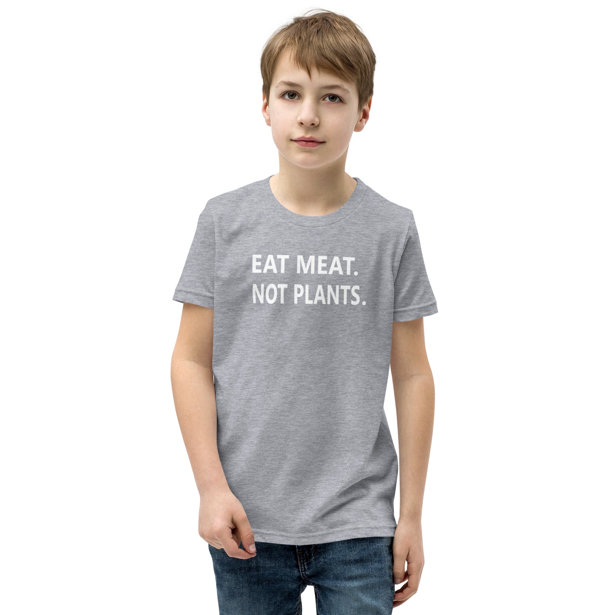 Youth Short Sleeve T-Shirt - white font