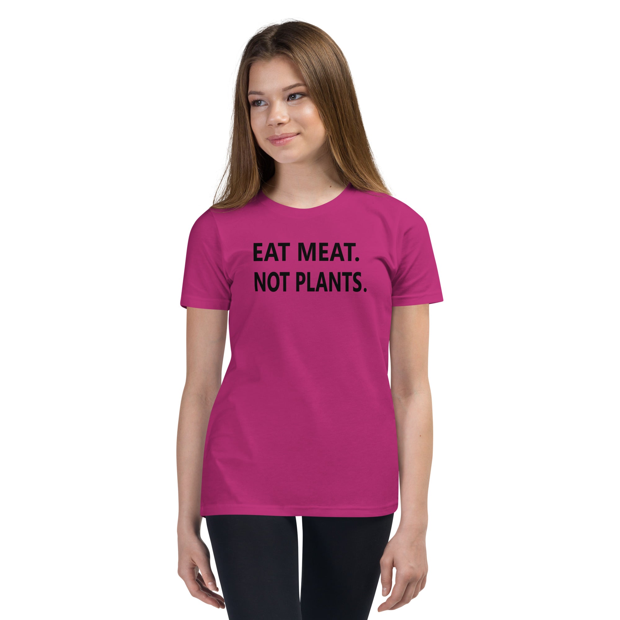 Youth Short Sleeve T-Shirt - black font