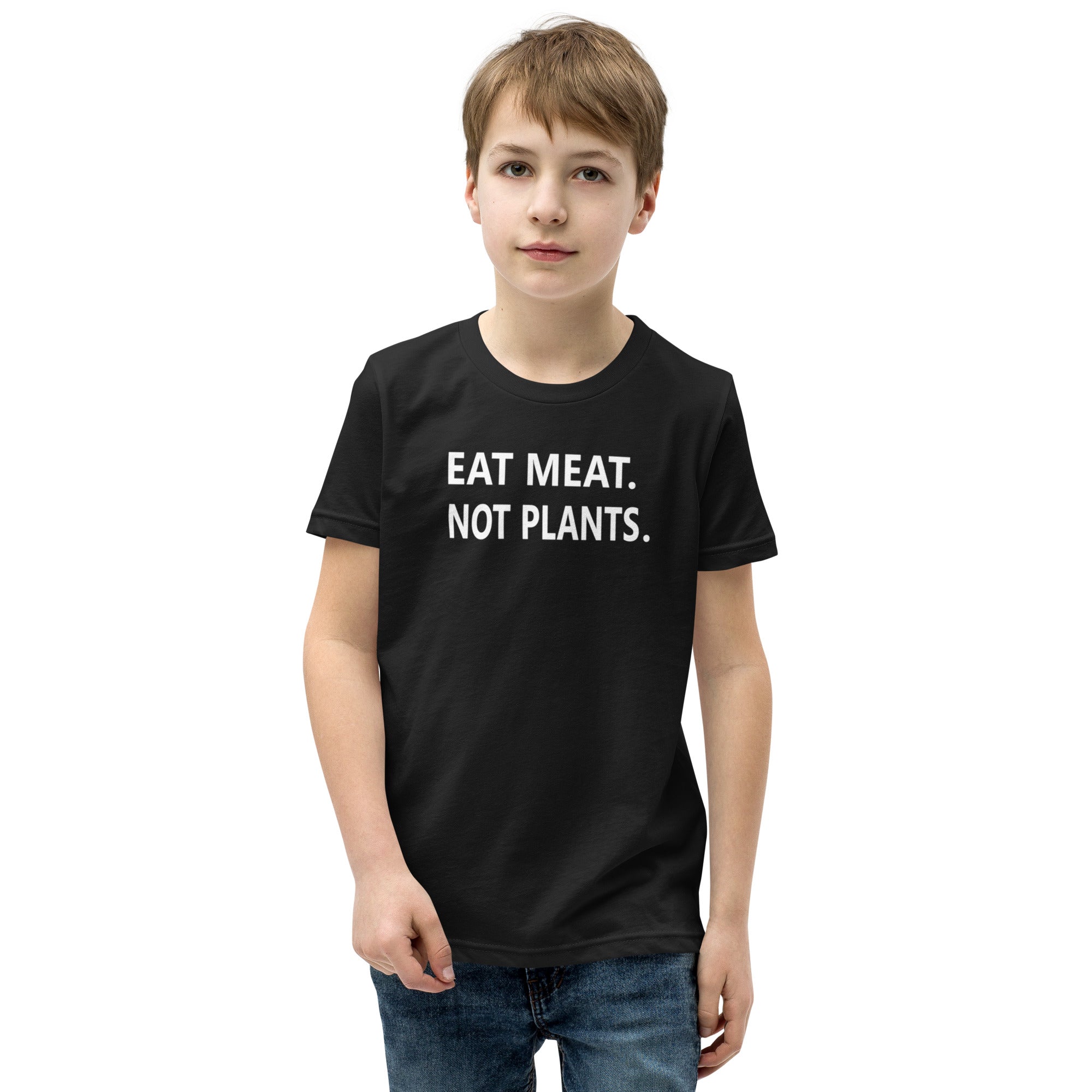 Youth Short Sleeve T-Shirt - white font