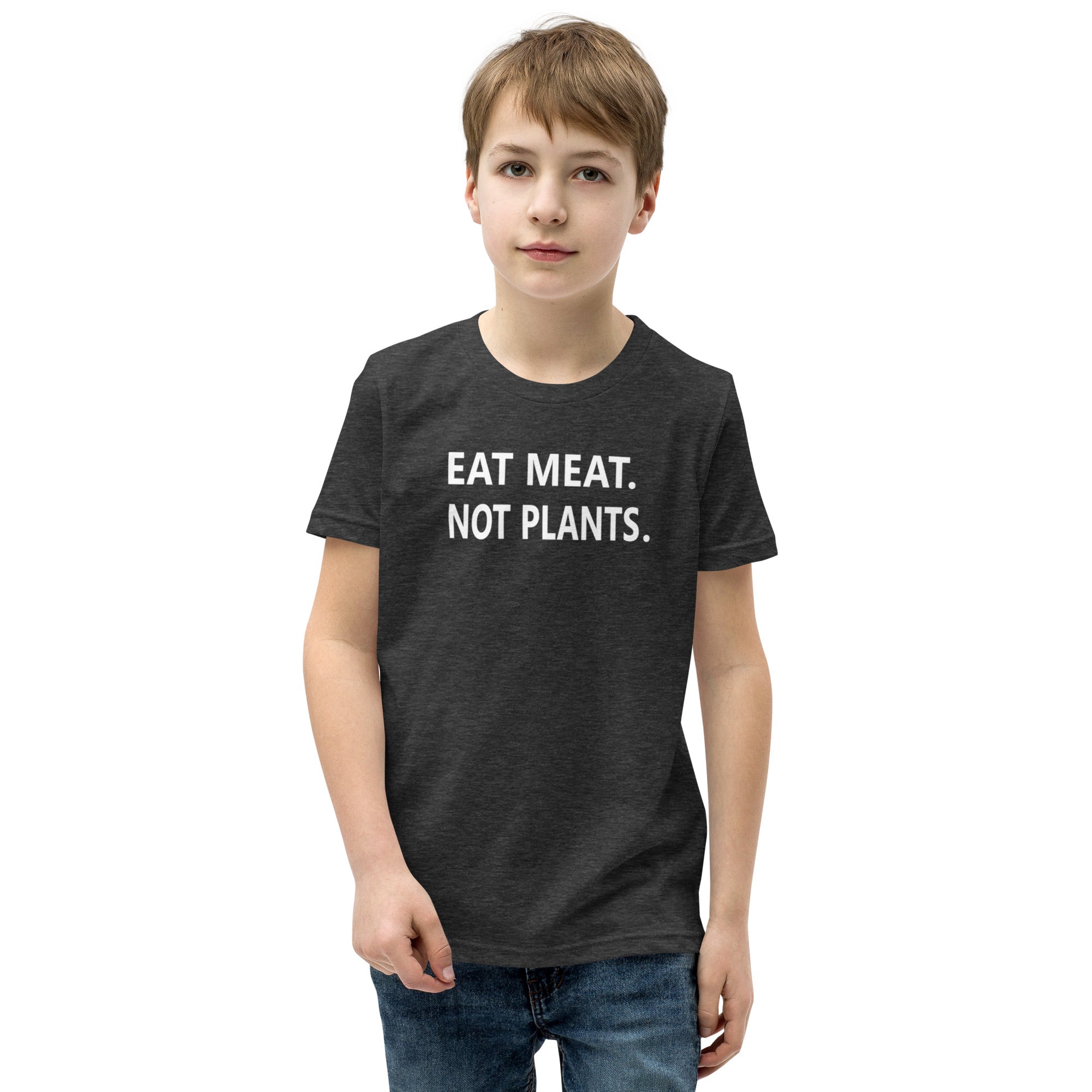 Youth Short Sleeve T-Shirt - white font