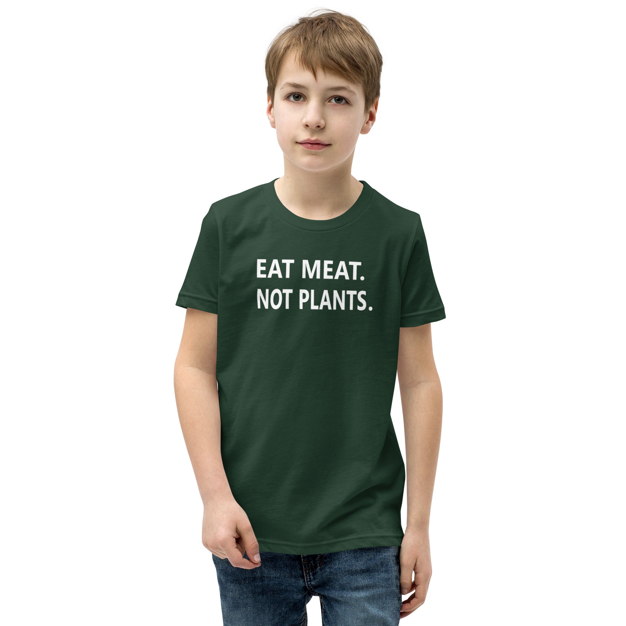 Youth Short Sleeve T-Shirt - white font