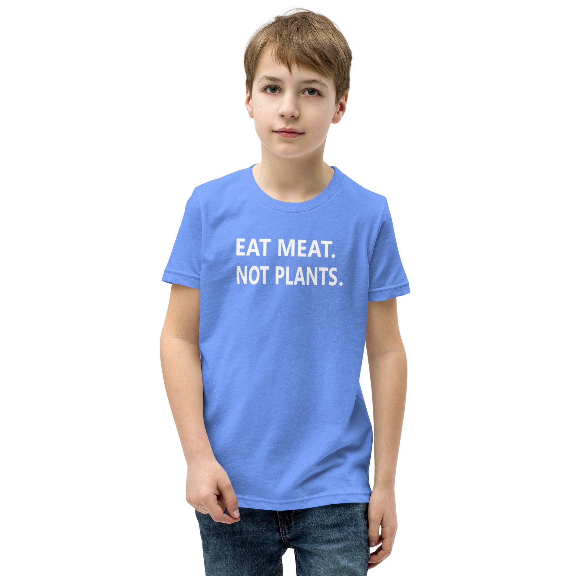 Youth Short Sleeve T-Shirt - white font