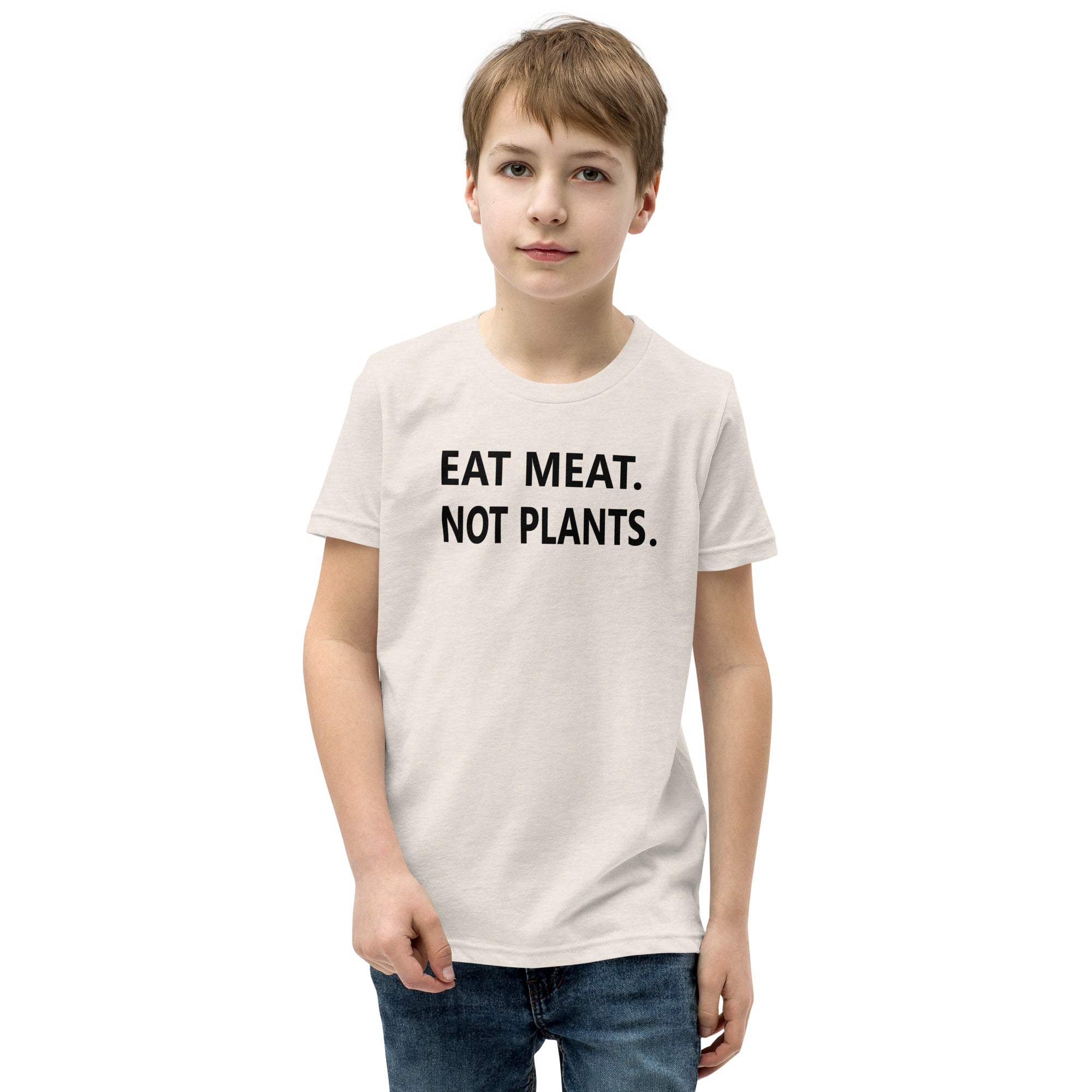 Youth Short Sleeve T-Shirt - black font