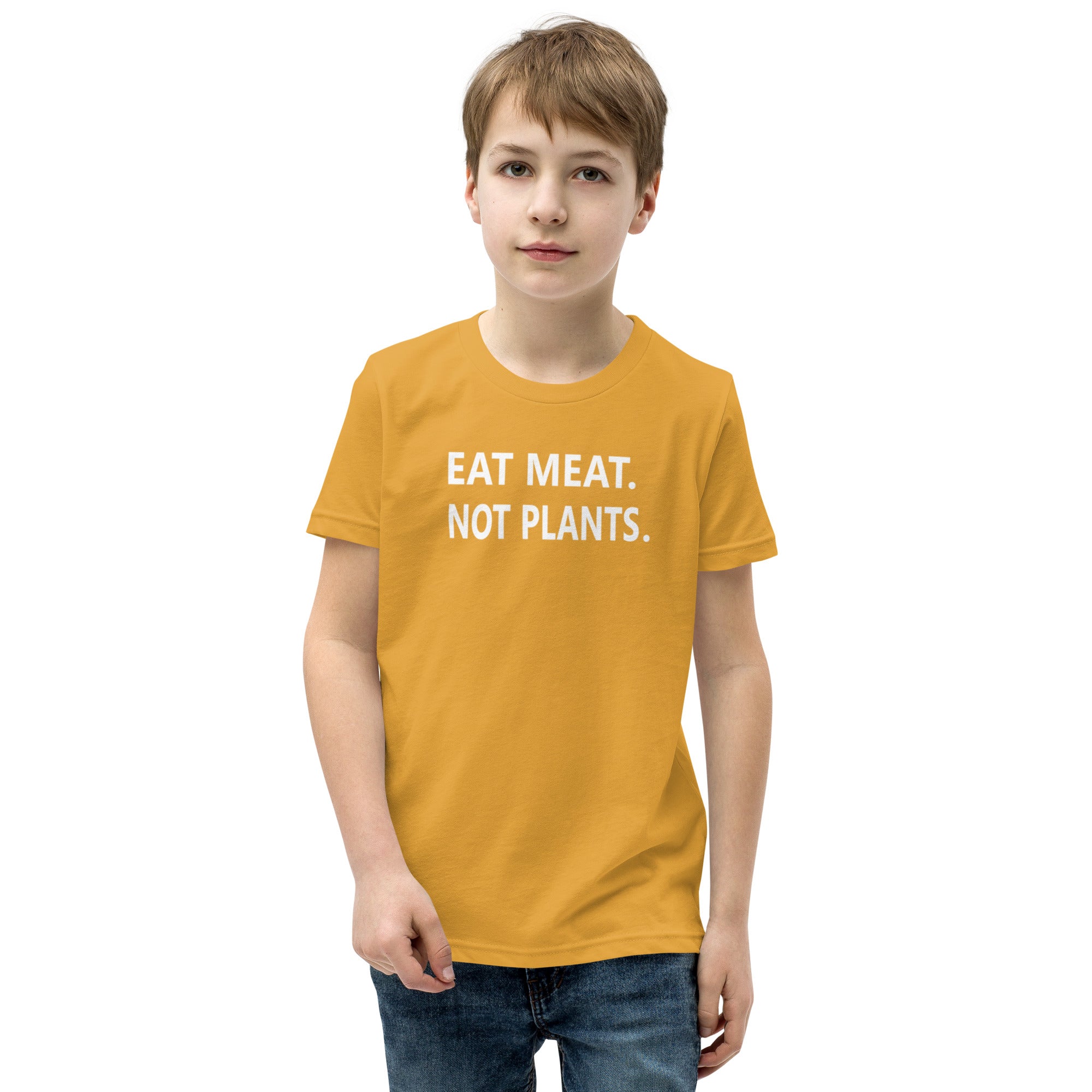 Youth Short Sleeve T-Shirt - white font