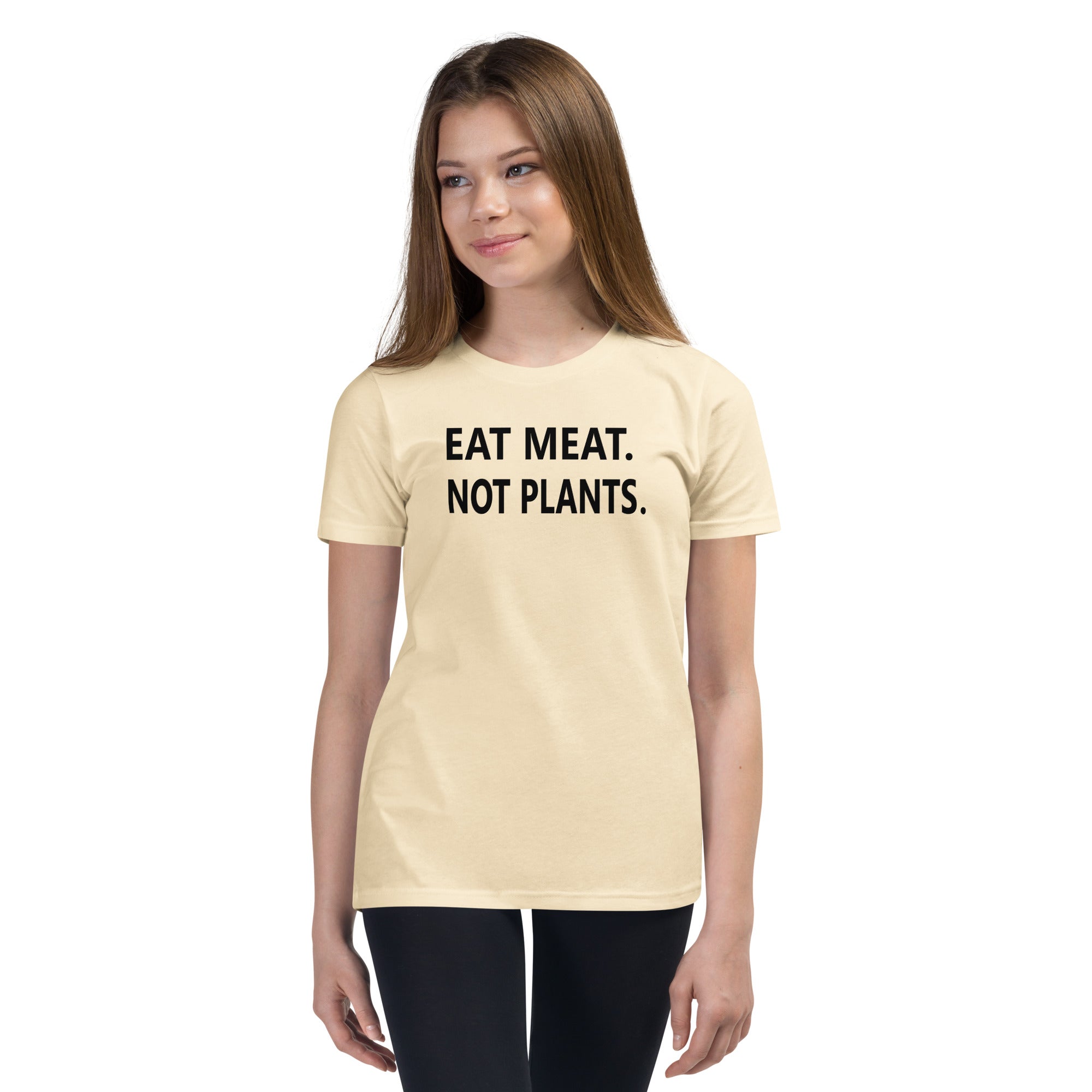 Youth Short Sleeve T-Shirt - black font