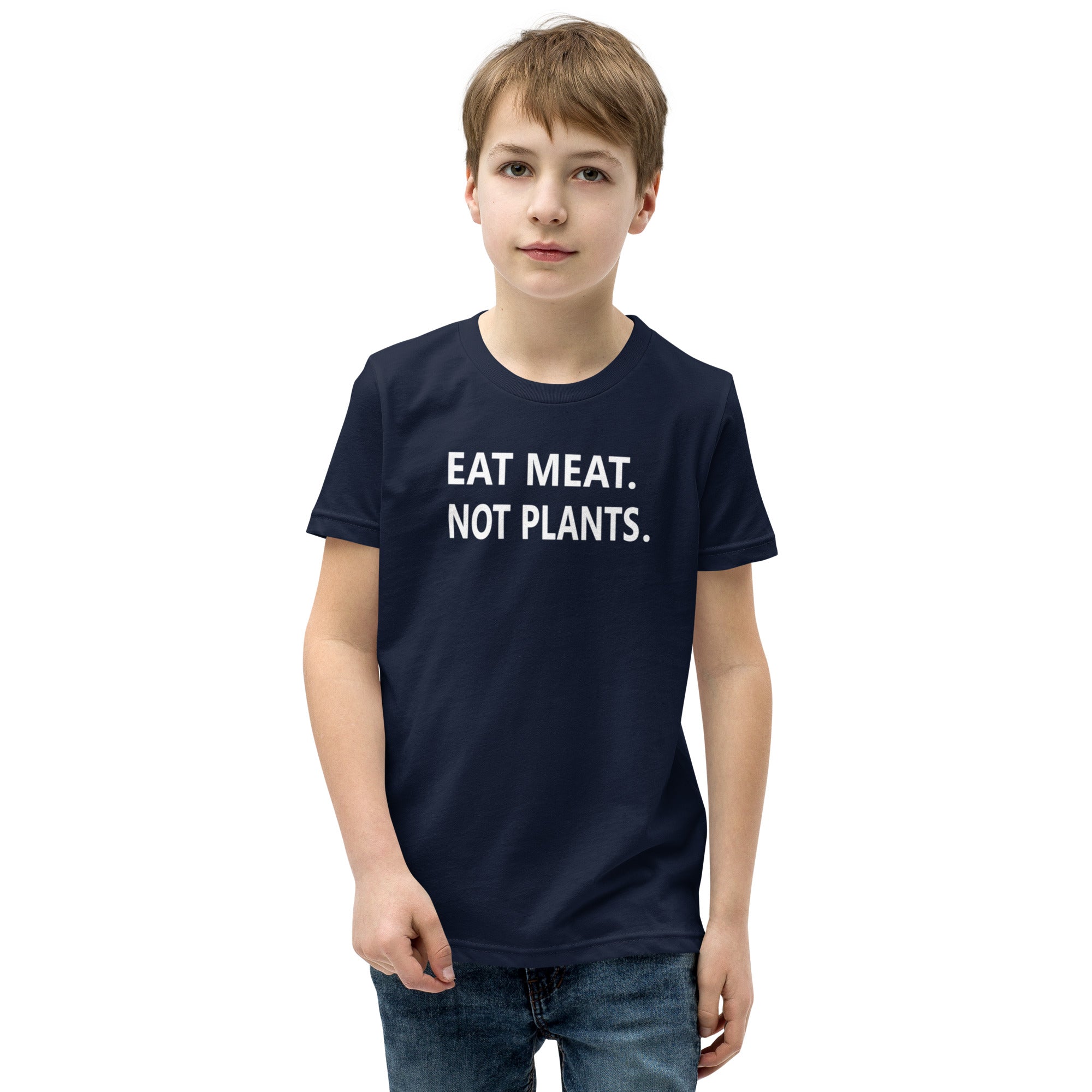 Youth Short Sleeve T-Shirt - white font