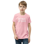 Youth Short Sleeve T-Shirt - white font
