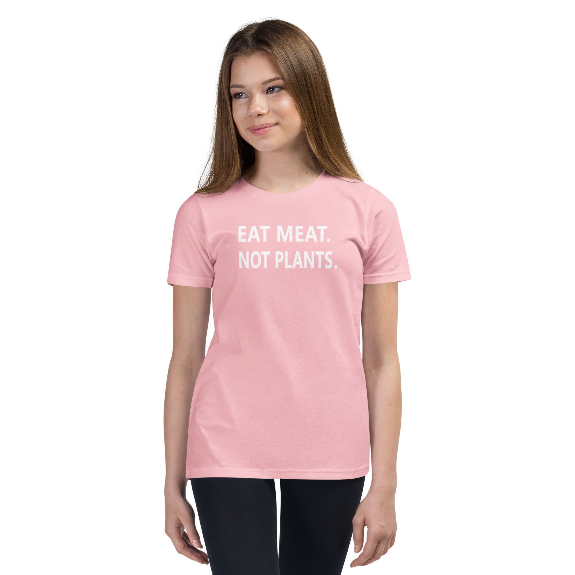 Youth Short Sleeve T-Shirt - white font