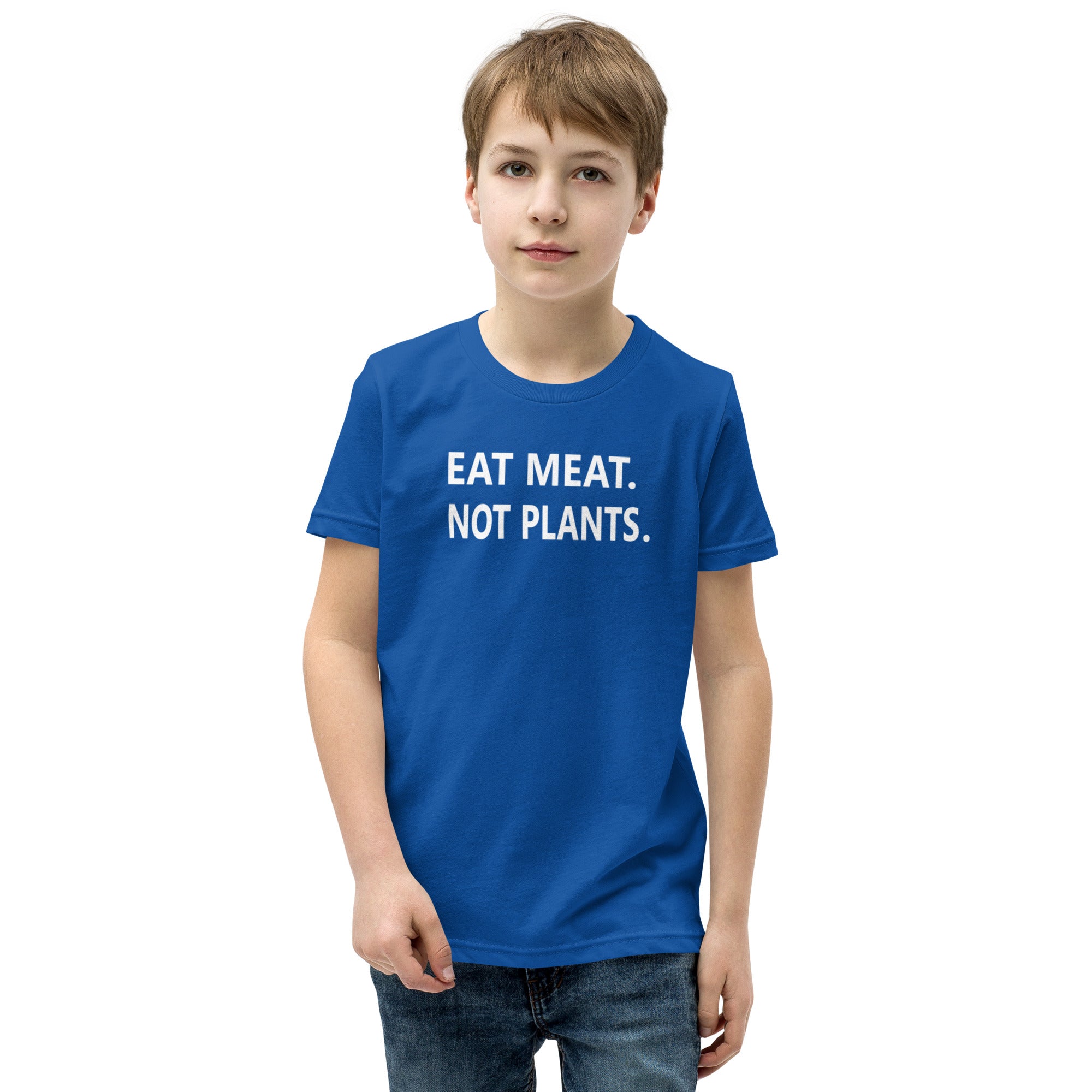 Youth Short Sleeve T-Shirt - white font