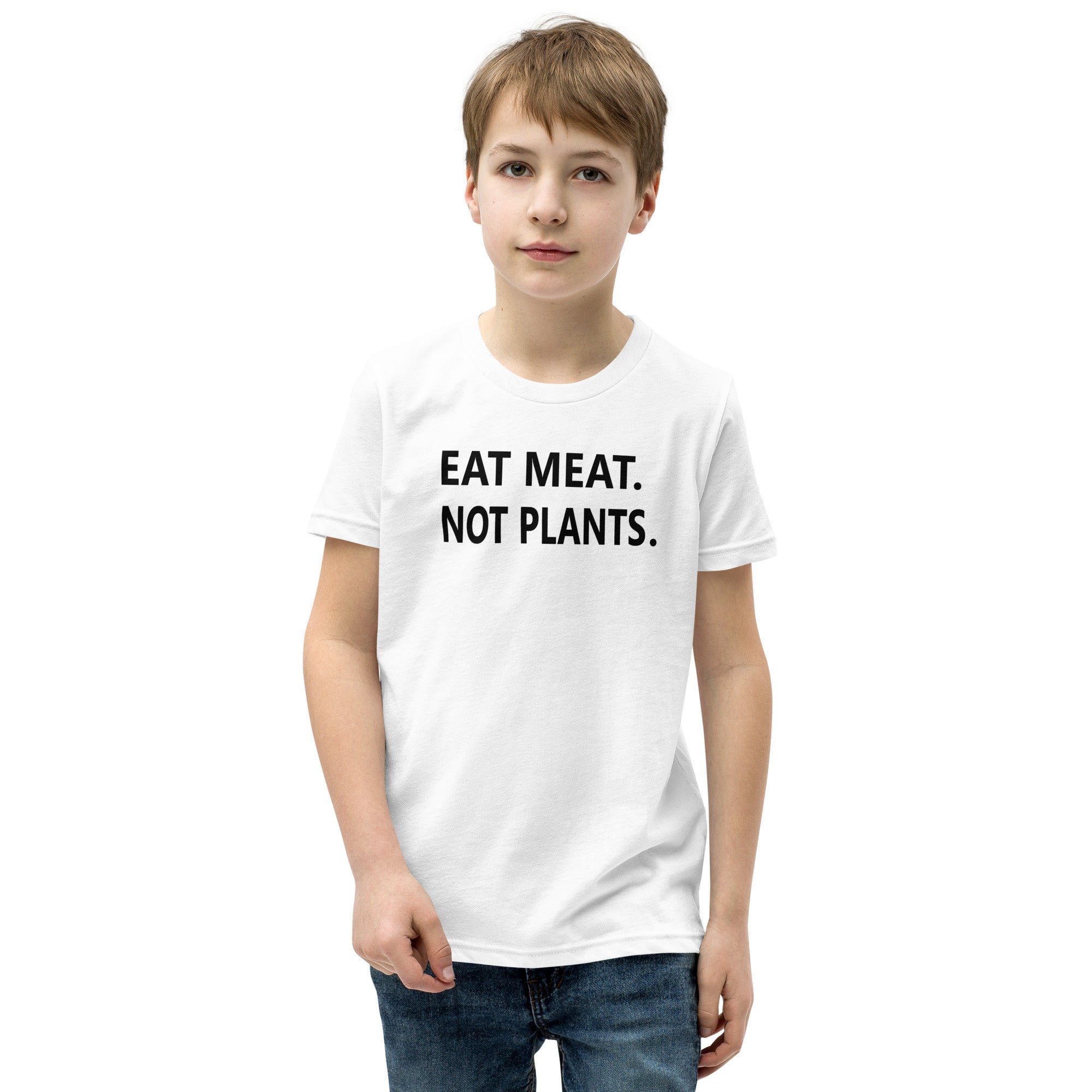 Youth Short Sleeve T-Shirt - black font